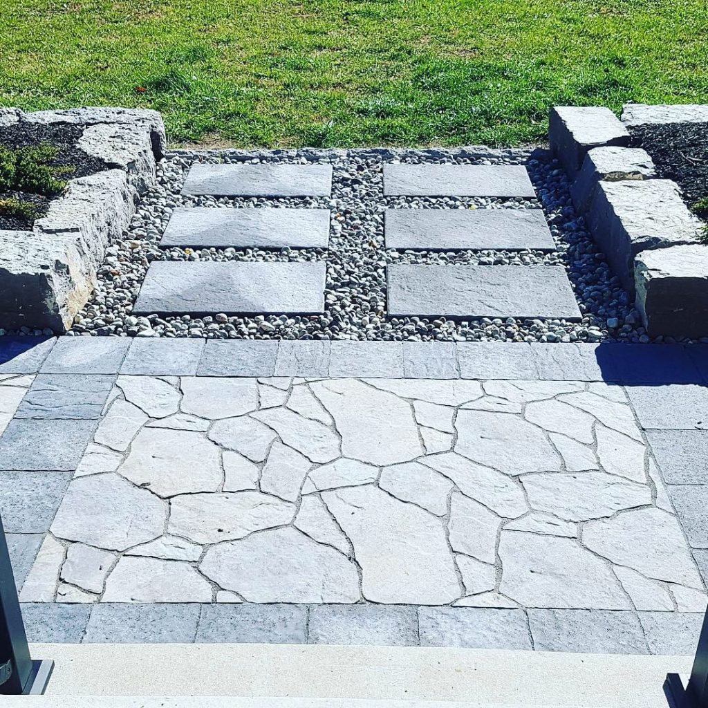 elegant stone walkway